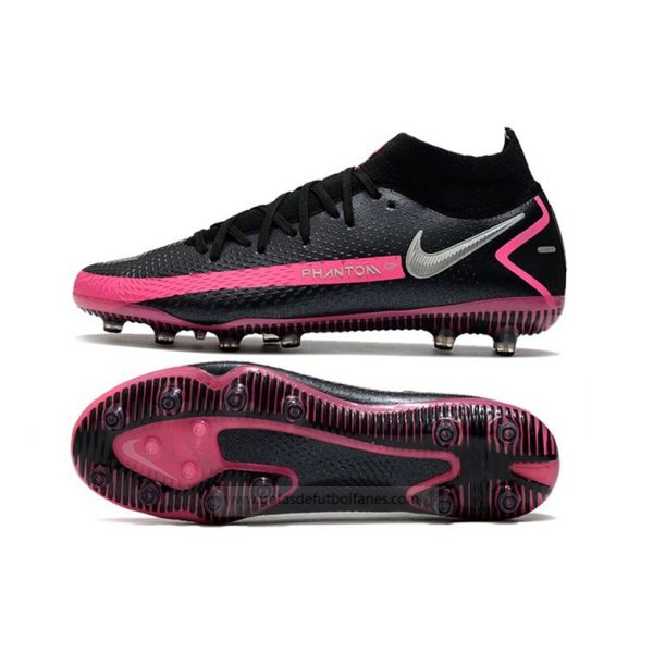 Nike Phantom GT Elite DF AG Pro Negro Plata Rosa